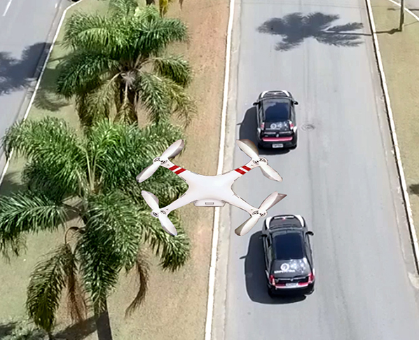 Empresa de patrulhamento de drone